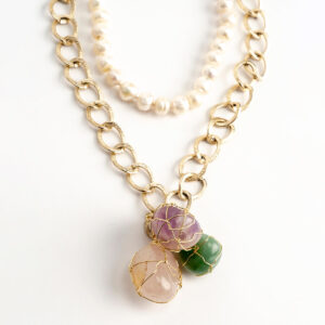 COLLAR CARISMA ROSA
